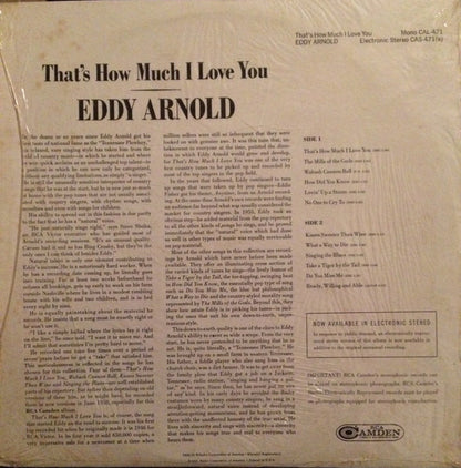 Eddy Arnold : That's How Much I Love You (LP, Album, Ind)