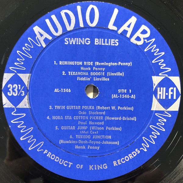 Various : Swing Billies: Western Swing For Dancers Only (LP, Album, Mono)