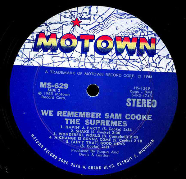 The Supremes : We Remember Sam Cooke (LP, Album)