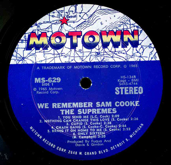 The Supremes : We Remember Sam Cooke (LP, Album)