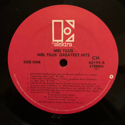 Mel Tillis : Mel Tillis' Greatest Hits (LP, Comp, Club)