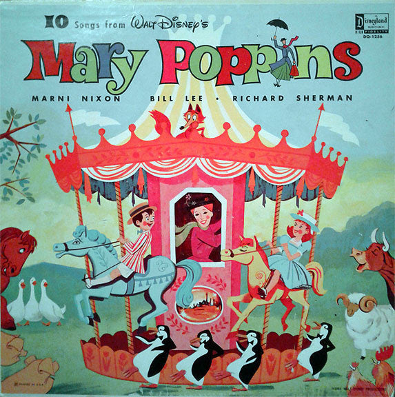 Various : 10 Songs From Mary Poppins (LP, Album, RE, Yel)