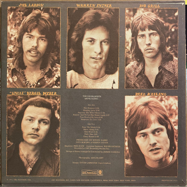 The Grass Roots : Move Along (LP, Album, Club, Cap)