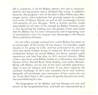 Art Blakey & The Jazz Messengers : The Big Beat (CD, Album, RE)