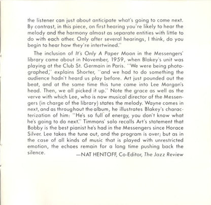 Art Blakey & The Jazz Messengers : The Big Beat (CD, Album, RE)