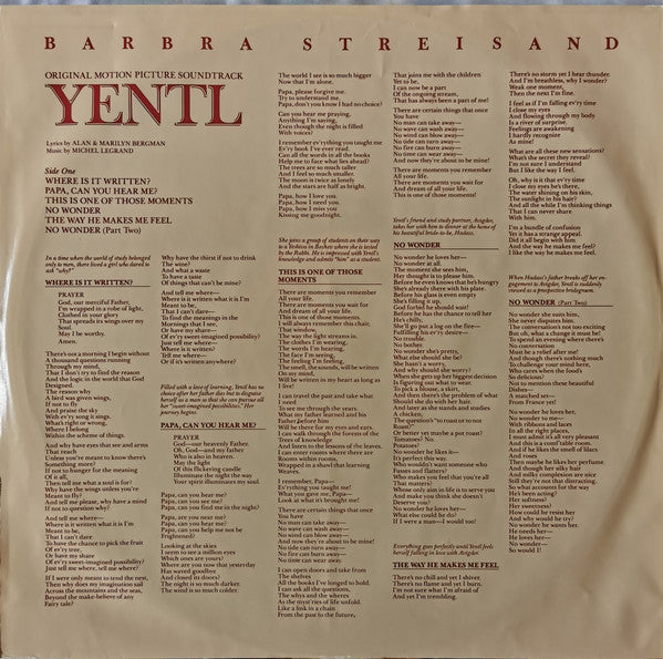 Buy Barbra Streisand : Yentl - Original Motion Picture Soundtrack