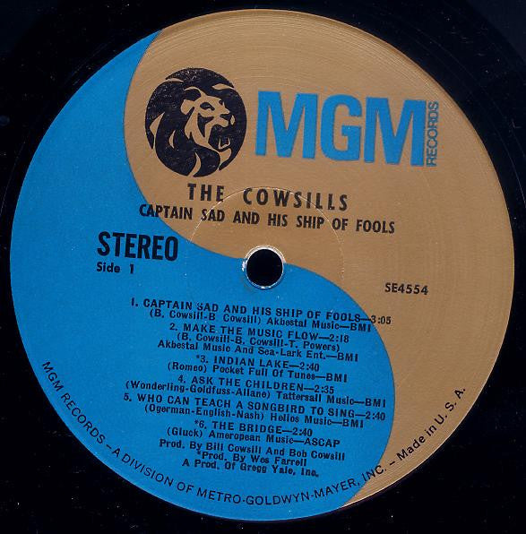Buy The Cowsills : Captain Sad And His Ship Of Fools (LP, Album