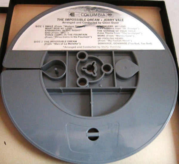 Jerry Vale : The Impossible Dream (Reel, 4tr Stereo, 7" Reel, Album)