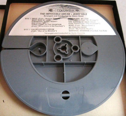 Jerry Vale : The Impossible Dream (Reel, 4tr Stereo, 7" Reel, Album)