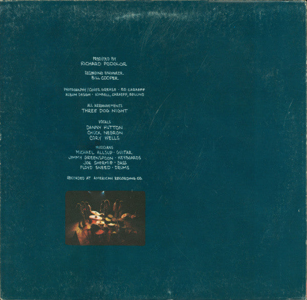 Three Dog Night : Naturally (LP, Album, Pit)