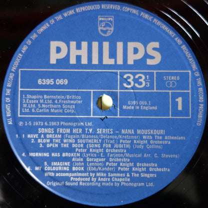 Nana Mouskouri : Songs From Her TV Series (LP, Album)