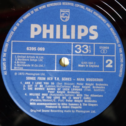 Nana Mouskouri : Songs From Her TV Series (LP, Album)