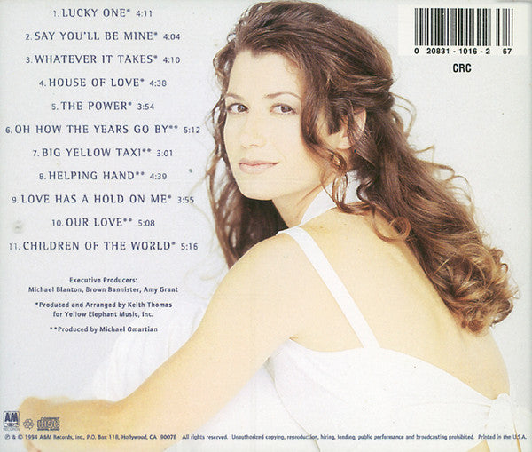 Amy Grant : House Of Love (CD, Album, Club, ARC)