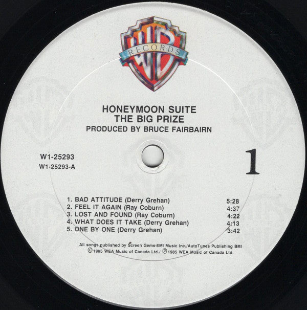 Honeymoon Suite : The Big Prize (LP, Album, Club)