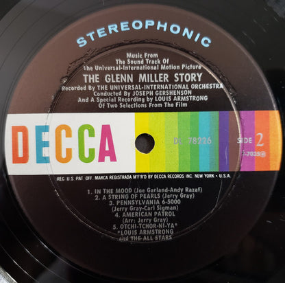 The Universal-International Orchestra / Louis Armstrong And His All-Stars : The Glenn Miller Story (LP, Album, RE, RP)