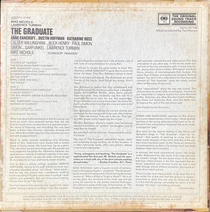 Simon & Garfunkel, Dave Grusin : The Graduate (Original Sound Track Recording) (LP, Album, San)