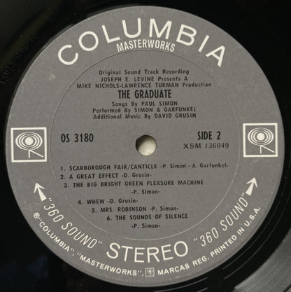 Simon & Garfunkel, Dave Grusin : The Graduate (Original Sound Track Recording) (LP, Album, San)