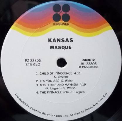 Kansas (2) : Masque (LP, Album, Pit)