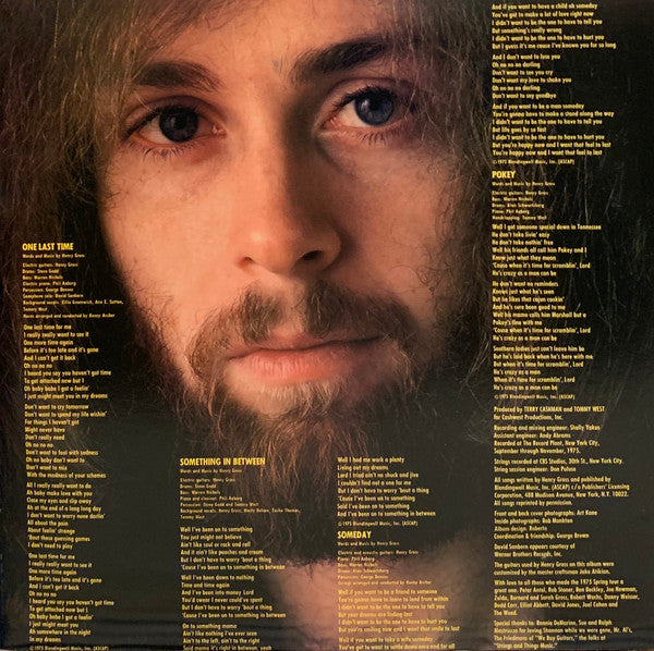 Henry Gross : Release (LP, Album, Ter)