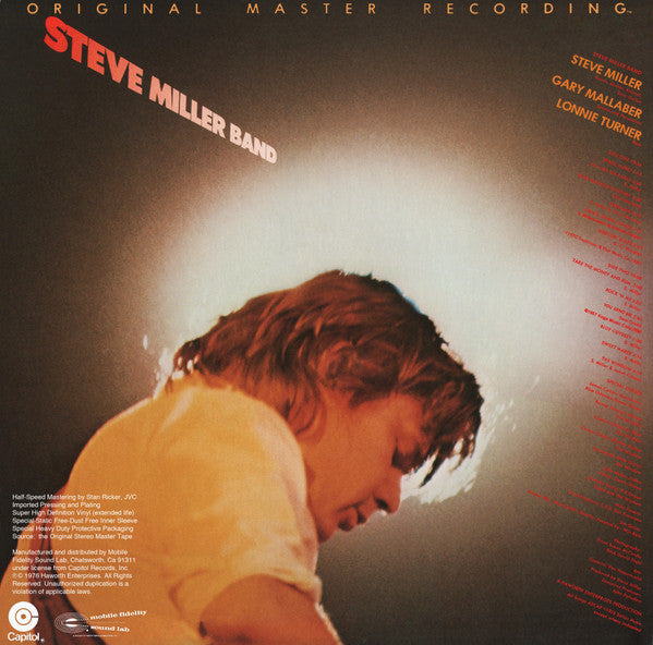 Steve Miller Band : Fly Like An Eagle (LP, Album, Ltd, RE, RM)