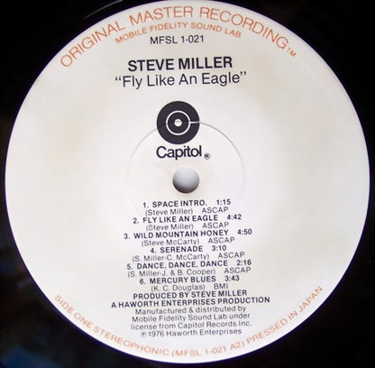Steve Miller Band : Fly Like An Eagle (LP, Album, Ltd, RE, RM)