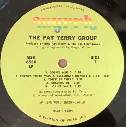The Pat Terry Group : The Pat Terry Group (LP, Album, Gre)