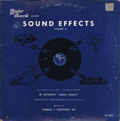 No Artist : Sound Effects Volume 6 (LP, Album, Mono, pur)