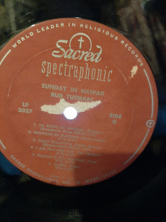 Bud Tutmarc : Sunday In Hawaii (LP)