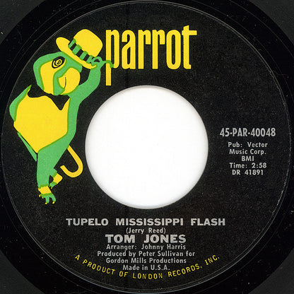 Tom Jones : Daughter Of Darkness (7", Single)