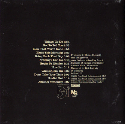 Indigenous (2) : Things We Do (HDCD, Album)