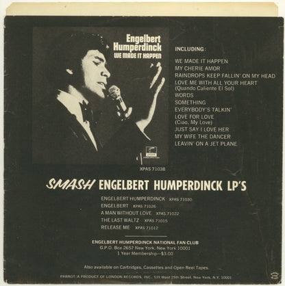 Engelbert Humperdinck : Sweetheart / Born To Be Wanted (7")