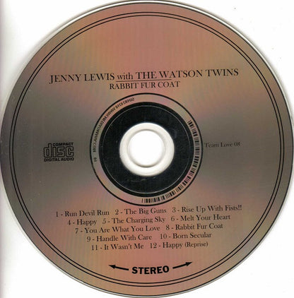 Jenny Lewis With The Watson Twins : Rabbit Fur Coat (CD, Album)