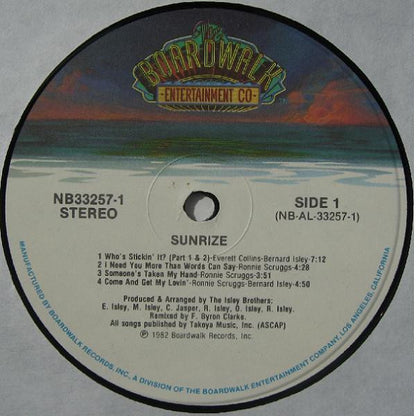 Sunrize (2) : Sunrize (LP, Album)