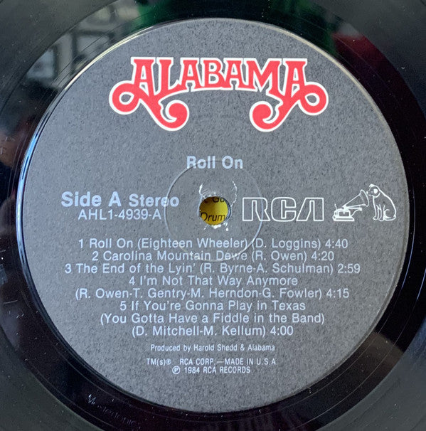 Alabama : Roll On (LP, Album, Ind)