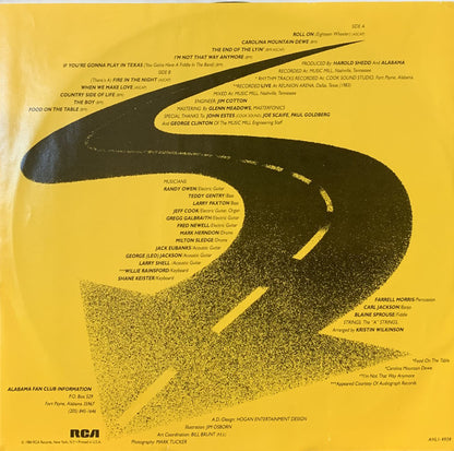 Alabama : Roll On (LP, Album, Ind)