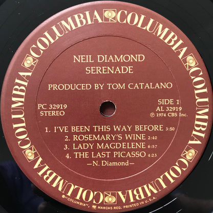 Neil Diamond : Serenade (LP, Album, San)