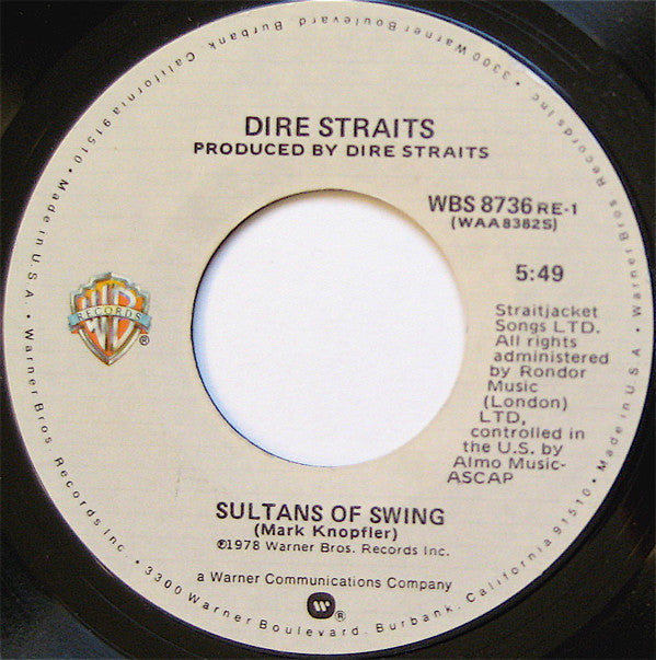 Dire Straits : Sultans Of Swing (7", Single, Spe)