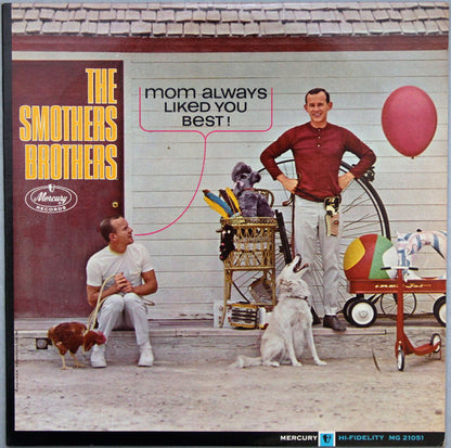 Smothers Brothers : Mom Always Liked You Best! (LP, Album, Mono, Rim)