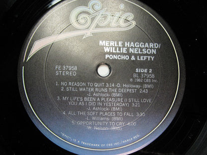 Merle Haggard / Willie Nelson : Poncho & Lefty (LP, Album, Car)
