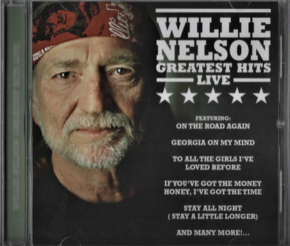 Willie Nelson : Willie Nelson Greatest Hits Live (CD, Album, Comp)