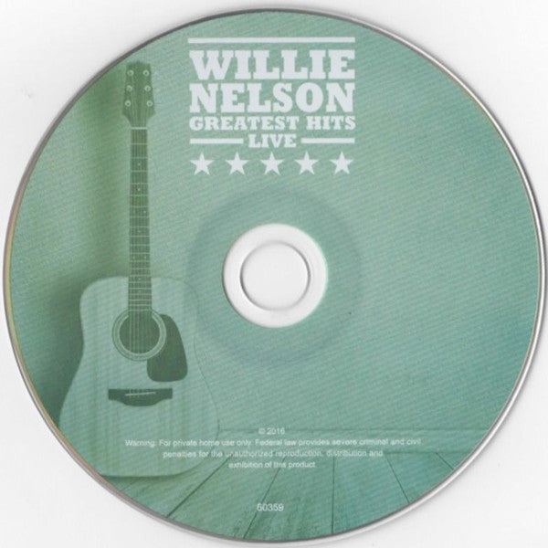 Willie Nelson : Willie Nelson Greatest Hits Live (CD, Album, Comp)