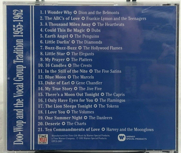 Various : The Time-Life History Of Rock 'N' Roll - Doo-Wop And The Vocal Group Tradition 1955-1962 (CD, Comp)