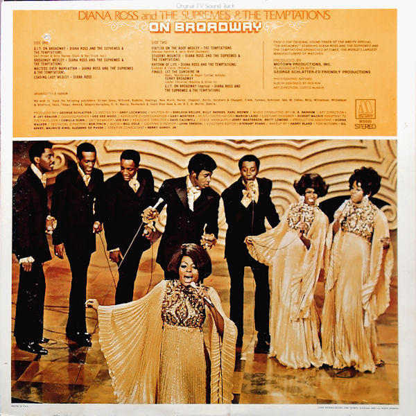 The Supremes & The Temptations : On Broadway (Original TV Sound Track) (LP, Album, Gat)