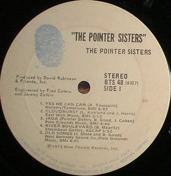 Pointer Sisters : The Pointer Sisters (LP, Album, Ter)