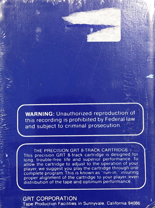 Patrick Williams : The One And Only (Music From The Original Soundtrack Of The Paramount Motion Picture) (8-Trk)