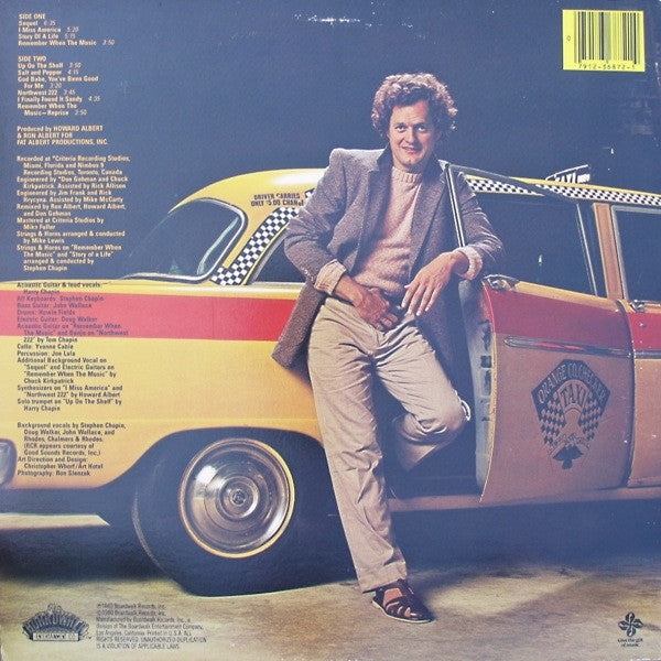 Harry Chapin : Sequel (LP, Album, Pit)