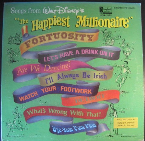 Various : Songs From Walt Disney's The Happiest Millionaire (LP)