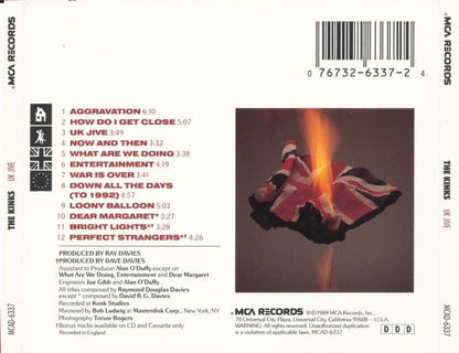 The Kinks : UK Jive (CD, Album)