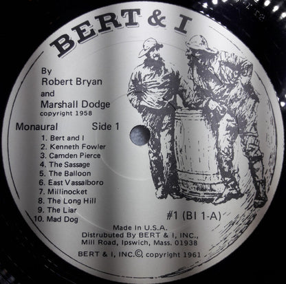 Robert Bryan (2) And Marshall Dodge : Bert And I... And Other Stories From Down East (LP, Album, Mono)