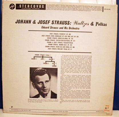 Johann Strauss Jr. & Josef Strauß, Eduard Strauss And His Orchestra : Waltzes & Polkas (LP, Album, All)